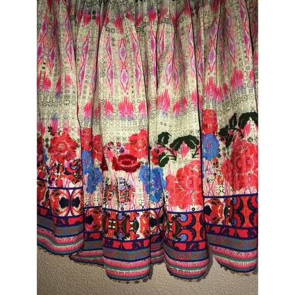 Anthropologie Bhanuni by Jyoti Villa Hippie Boho Coquette Girly Crop Top - Picture 3 of 6